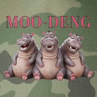 Moo Deng Funny Hippo Pygmy Hippopotamu Legacy Tie Dye Trucker Hat