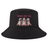 Moo Deng Funny Hippo Pygmy Hippopotamu Cool Comfort Performance Bucket Hat
