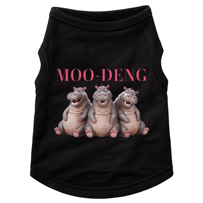 Moo Deng Funny Hippo Pygmy Hippopotamu Doggie Tank