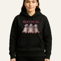 Moo Deng Funny Hippo Pygmy Hippopotamu Hoodie