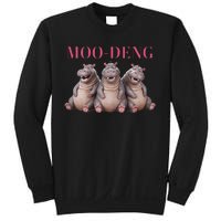 Moo Deng Funny Hippo Pygmy Hippopotamu Sweatshirt