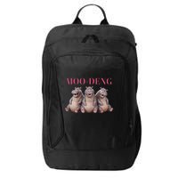 Moo Deng Funny Hippo Pygmy Hippopotamu City Backpack