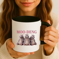 Moo Deng Funny Hippo Pygmy Hippopotamu Mug