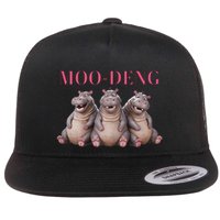 Moo Deng Funny Hippo Pygmy Hippopotamu Flatbill Hat