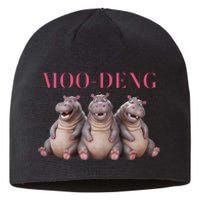 Moo Deng Funny Hippo Pygmy Hippopotamu Sustainable Beanie