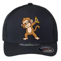 Monkey Dabbing Funny Flexfit Unipanel Trucker Cap