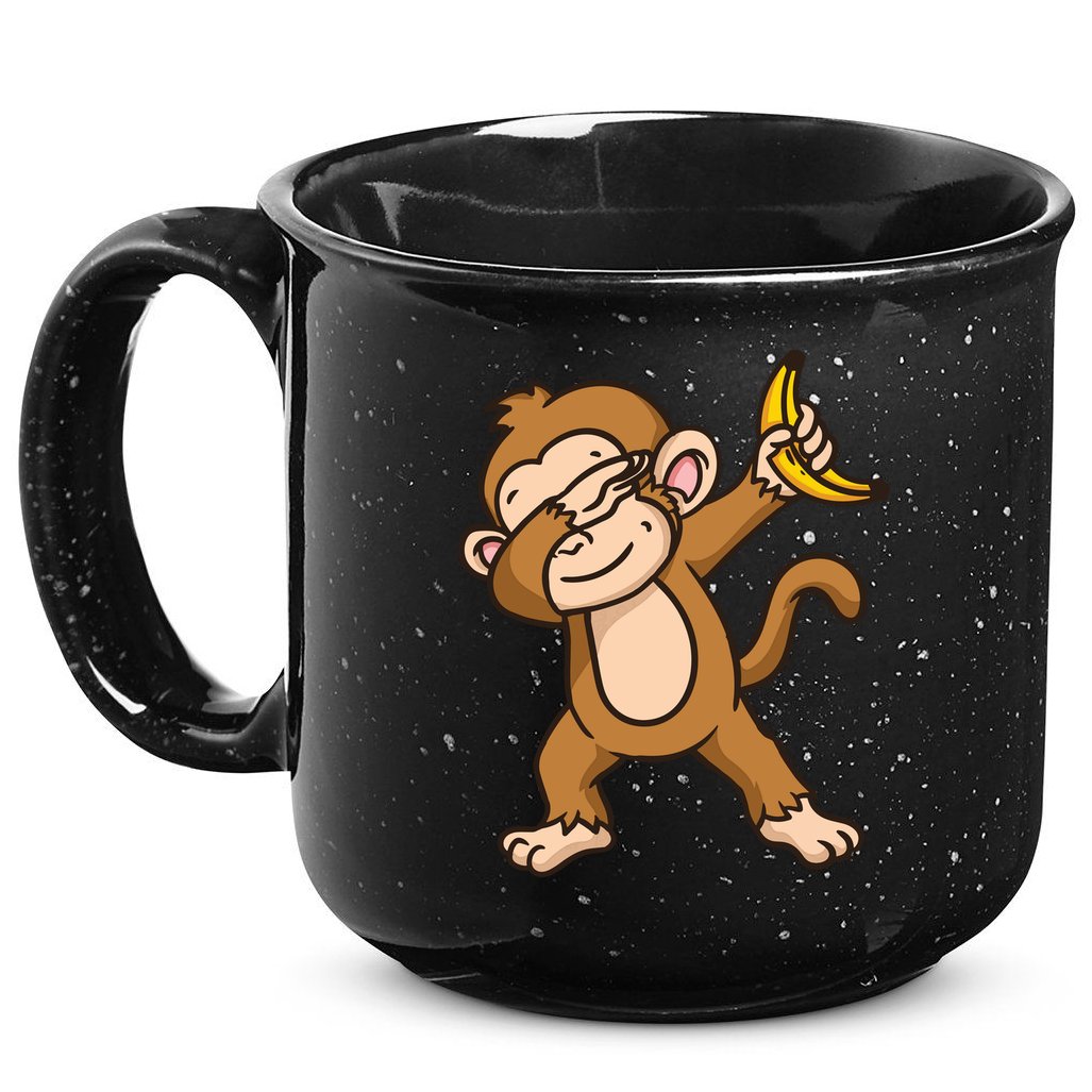Monkey Dabbing Funny 15oz Campfire Ceramic Mug
