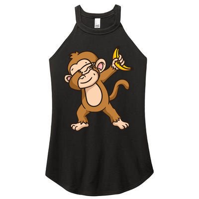 Monkey Dabbing Funny Women's Perfect Tri Rocker Tank