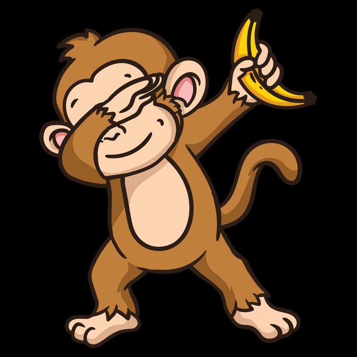 Monkey Dabbing Funny Wool Snapback Cap