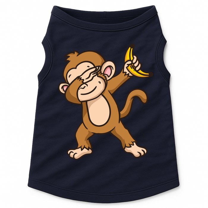 Monkey Dabbing Funny Doggie Tank