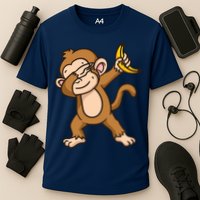 Monkey Dabbing Funny Performance Shirt