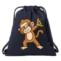 Monkey Dabbing Funny Drawstring Bag