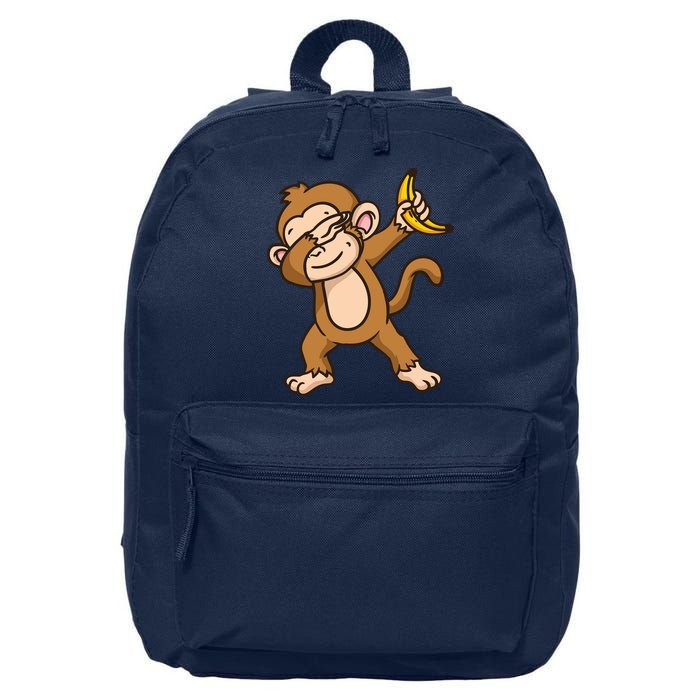 Monkey Dabbing Funny 16 in Basic Backpack