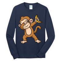 Monkey Dabbing Funny Tall Long Sleeve T-Shirt