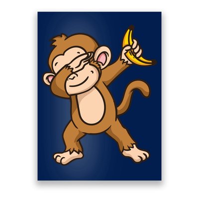 Monkey Dabbing Funny Poster