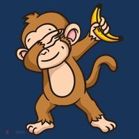 Monkey Dabbing Funny Premium T-Shirt