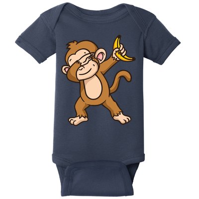 Monkey Dabbing Funny Baby Bodysuit