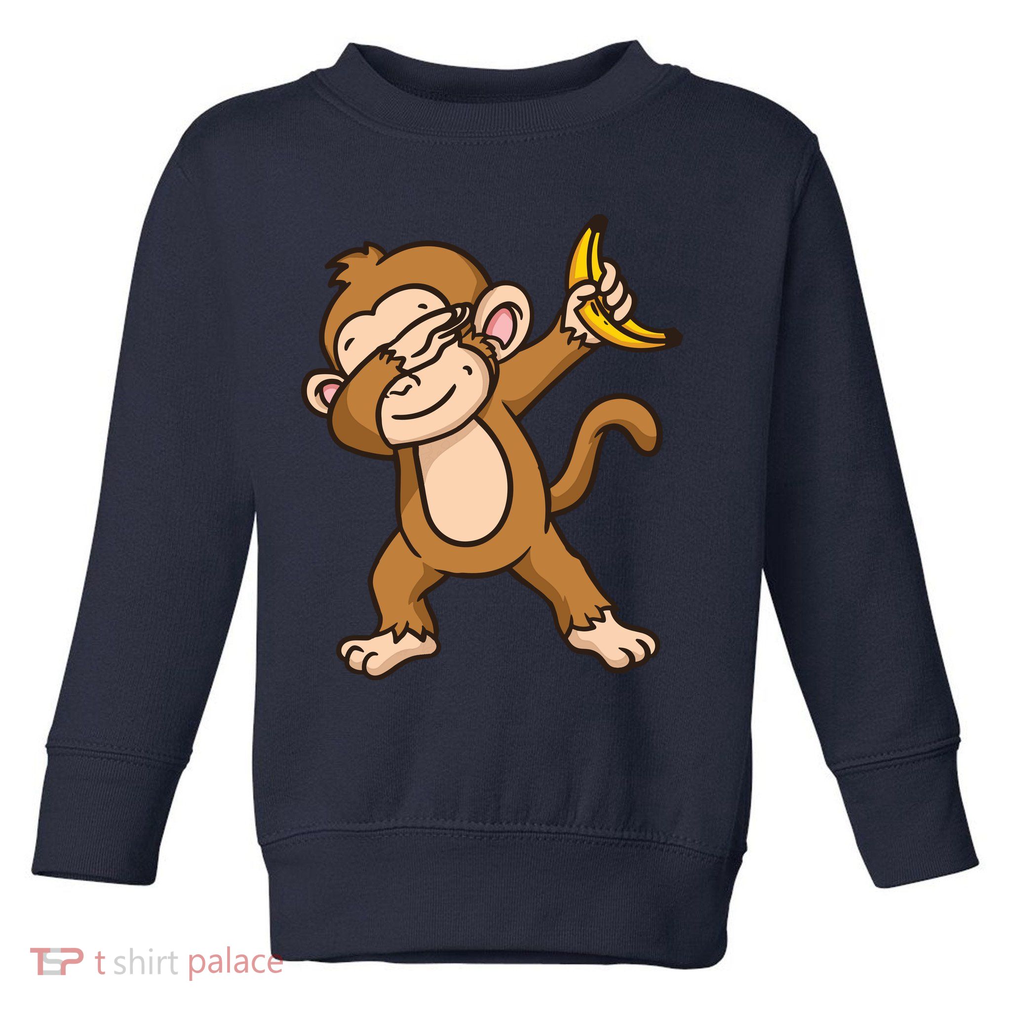 Monkey Dabbing Funny Toddler Sweatshirt
