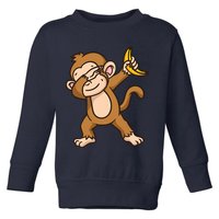 Monkey Dabbing Funny Toddler Sweatshirt