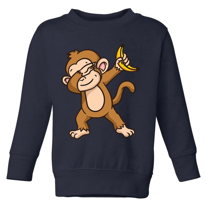 Monkey Dabbing Funny Toddler Sweatshirt