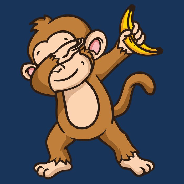 Monkey Dabbing Funny Toddler Sweatshirt