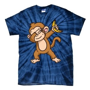 Monkey Dabbing Funny Tie-Dye T-Shirt