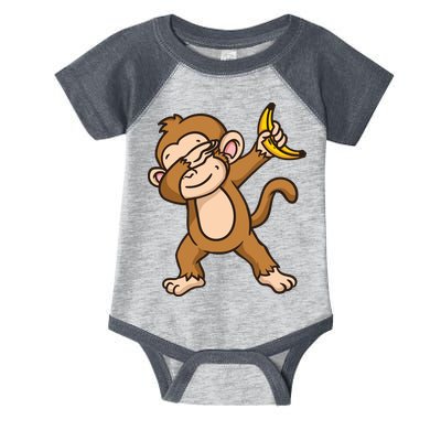 Monkey Dabbing Funny Infant Baby Jersey Bodysuit