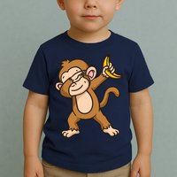 Monkey Dabbing Funny Toddler T-Shirt