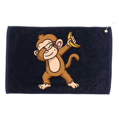 Monkey Dabbing Funny Grommeted Golf Towel