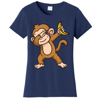 Monkey Dabbing Funny Women's T-Shirt