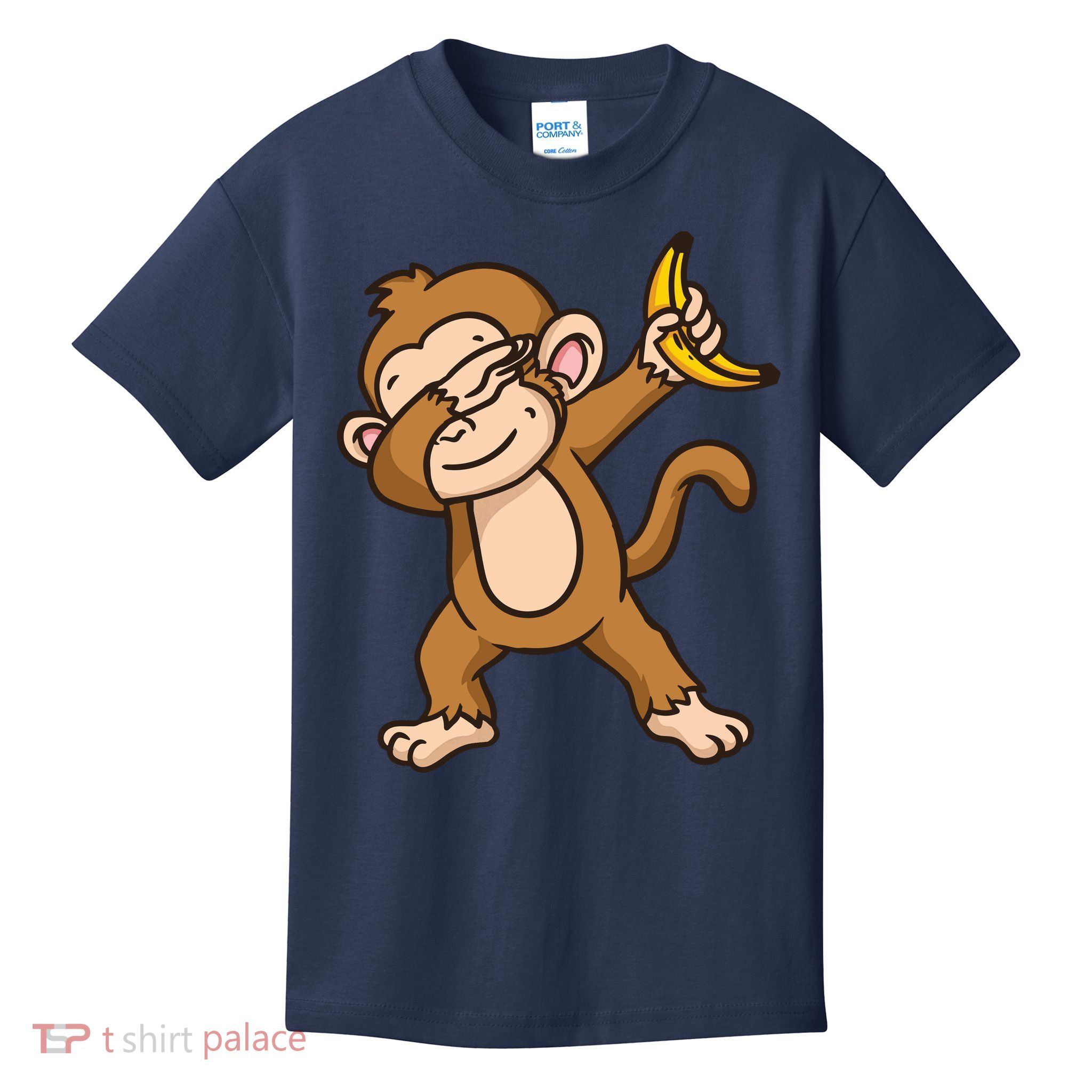 Monkey Dabbing Funny Kids T-Shirt