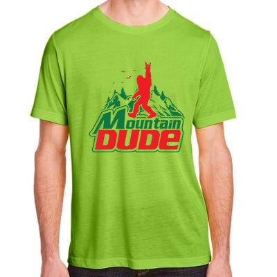 Mountain Dude Funny Bigfoot Sasquatch Hiking Adult ChromaSoft Performance T-Shirt