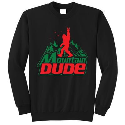 Mountain Dude Funny Bigfoot Sasquatch Hiking Sweatshirt