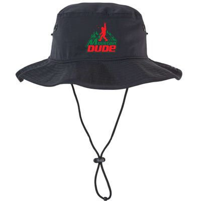 Mountain Dude Funny Bigfoot Sasquatch Hiking Bucket Hat