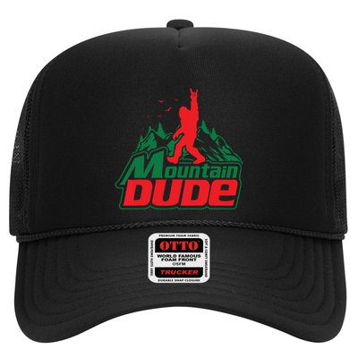 Mountain Dude Funny Bigfoot Sasquatch Hiking Trucker Hat