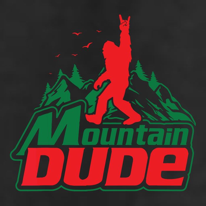 Mountain Dude Funny Bigfoot Sasquatch Hiking Hat