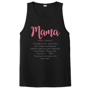 Mama Definition Funny Mom Christmas Mother's Day PosiCharge Competitor Tank