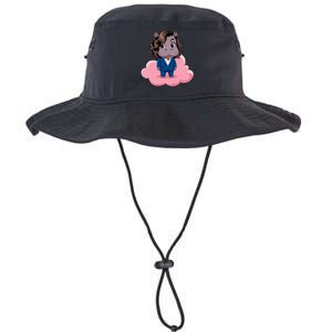 Moo Deng For Harris Kamala Harris Supporter Cute Funny Hippo Legacy Cool Fit Booney Bucket Hat