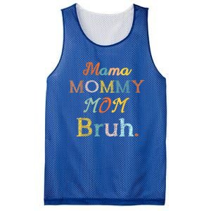 Mother's Day For Mama Mommy Mom Bruh Mommy Gift Mesh Reversible Basketball Jersey Tank