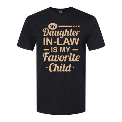 Mothers Day From My Daughter In Law Is My Favorite Child Softstyle CVC T-Shirt