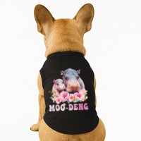 Moo Deng Floral Flower Pygmy Hippopotamus Doggie Tank