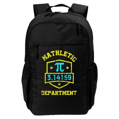 Mathletic Department Funy Math Teacher Student Pi Day Joke Daily Commute Backpack