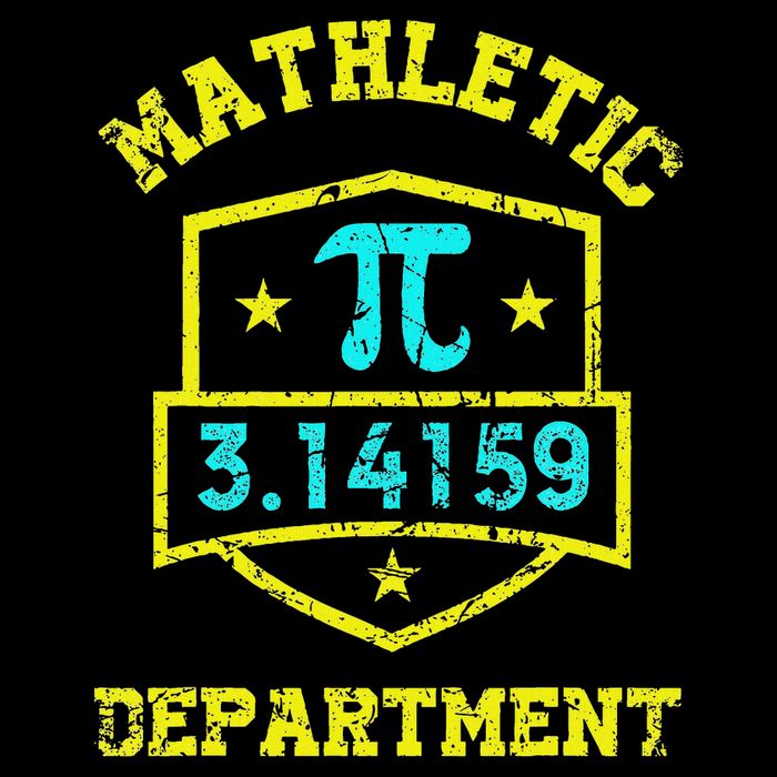 Mathletic Department Funy Math Teacher Student Pi Day Joke Mousepad