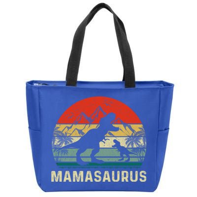 Mamasaurus Dinosaur Funny Mama Saurus Rex Family Matching Meaningful Gift Zip Tote Bag