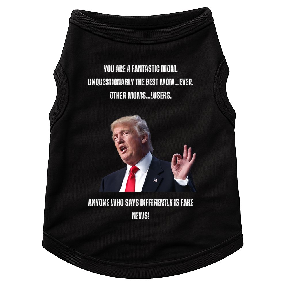 MotherS Day Fantastic Mom Trump Doggie Tank
