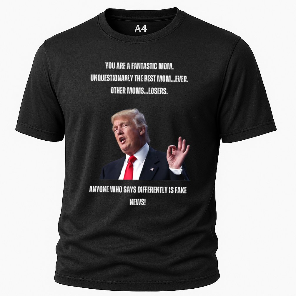 MotherS Day Fantastic Mom Trump Cooling Performance Crew T-Shirt