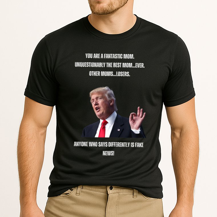 MotherS Day Fantastic Mom Trump Cooling Performance Crew T-Shirt