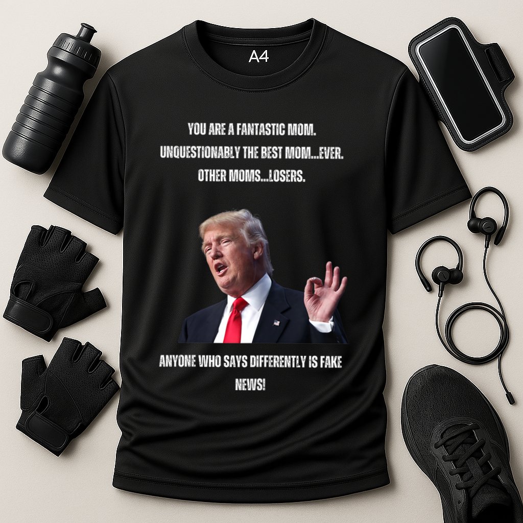 MotherS Day Fantastic Mom Trump Cooling Performance Crew T-Shirt