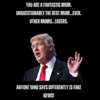 MotherS Day Fantastic Mom Trump Cooling Performance Crew T-Shirt