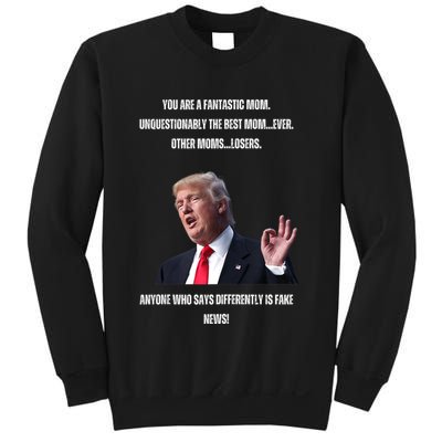 MotherS Day Fantastic Mom Trump Sweatshirt